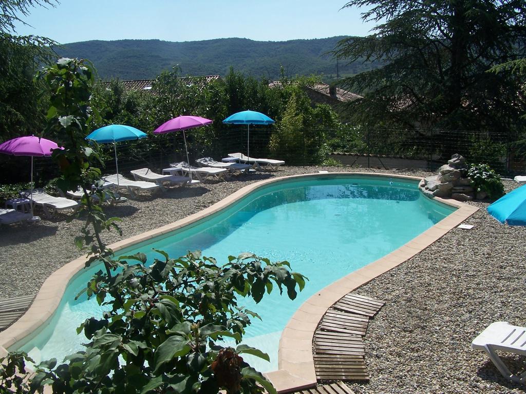 Chambres D'Hotes Les Clapas Chauzon Exterior foto